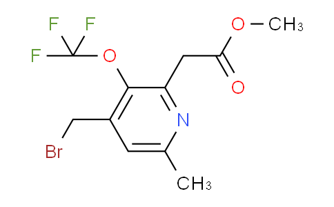 AM21013 | 1361789-60-7 | Methyl 4-(bromomethyl)-6-methyl-3-(trifluoromethoxy)pyridine-2-acetate