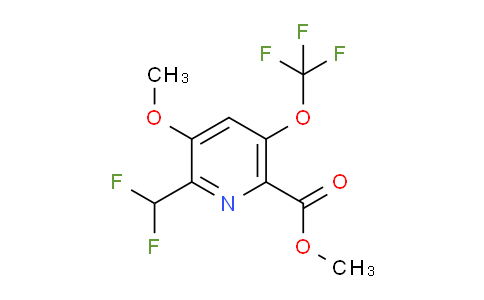 AM210139 | 1806255-50-4 | Methyl 2-(difluoromethyl)-3-methoxy-5-(trifluoromethoxy)pyridine-6-carboxylate