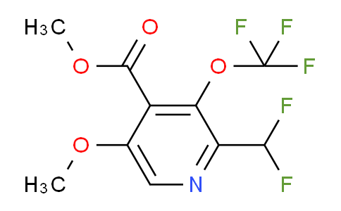 AM210142 | 1806019-36-2 | Methyl 2-(difluoromethyl)-5-methoxy-3-(trifluoromethoxy)pyridine-4-carboxylate