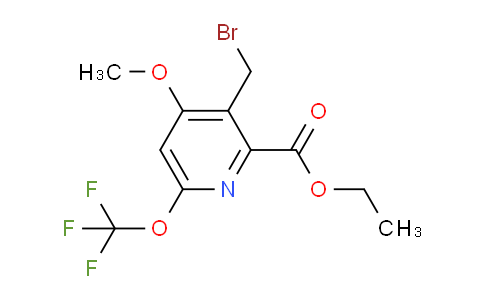 AM210159 | 1805069-23-1 | Ethyl 3-(bromomethyl)-4-methoxy-6-(trifluoromethoxy)pyridine-2-carboxylate