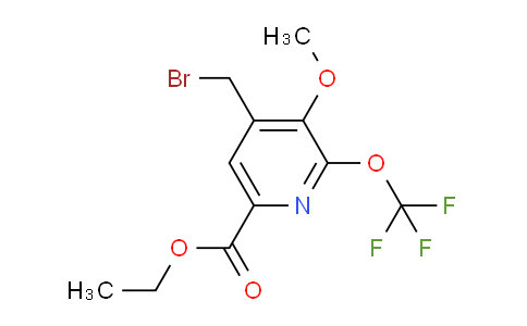 AM210164 | 1805150-66-6 | Ethyl 4-(bromomethyl)-3-methoxy-2-(trifluoromethoxy)pyridine-6-carboxylate