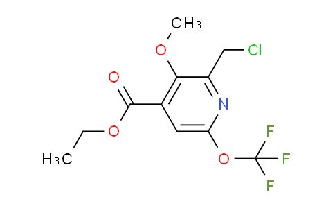 AM210165 | 1804933-82-1 | Ethyl 2-(chloromethyl)-3-methoxy-6-(trifluoromethoxy)pyridine-4-carboxylate