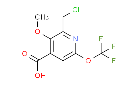 2-(Chloromethyl)-3-methoxy-6-(trifluoromethoxy)pyridine-4-carboxylic acid