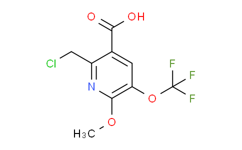 2-(Chloromethyl)-6-methoxy-5-(trifluoromethoxy)pyridine-3-carboxylic acid