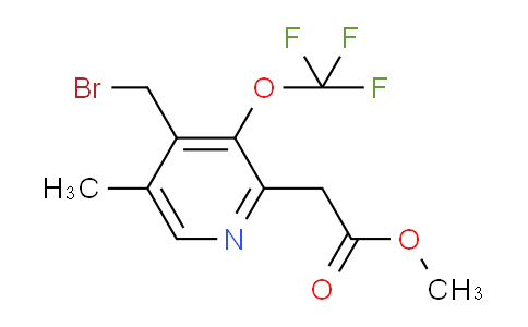 AM21018 | 1361850-72-7 | Methyl 4-(bromomethyl)-5-methyl-3-(trifluoromethoxy)pyridine-2-acetate