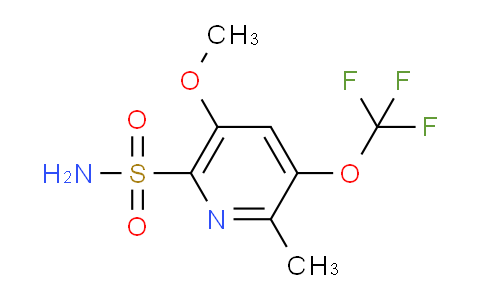 5-Methoxy-2-methyl-3-(trifluoromethoxy)pyridine-6-sulfonamide