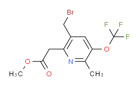 AM21020 | 1361816-37-6 | Methyl 5-(bromomethyl)-2-methyl-3-(trifluoromethoxy)pyridine-6-acetate