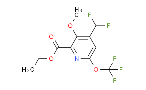 AM210213 | 1806021-46-4 | Ethyl 4-(difluoromethyl)-3-methoxy-6-(trifluoromethoxy)pyridine-2-carboxylate
