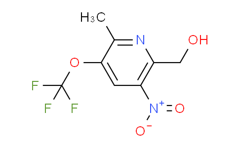 2-Methyl-5-nitro-3-(trifluoromethoxy)pyridine-6-methanol