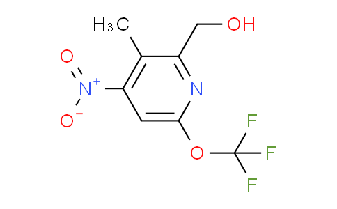 3-Methyl-4-nitro-6-(trifluoromethoxy)pyridine-2-methanol