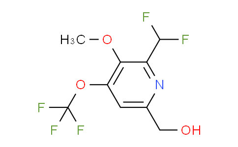 2-(Difluoromethyl)-3-methoxy-4-(trifluoromethoxy)pyridine-6-methanol