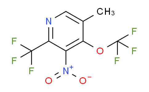 5-Methyl-3-nitro-4-(trifluoromethoxy)-2-(trifluoromethyl)pyridine