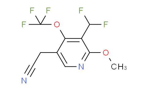 AM210226 | 1805098-45-6 | 3-(Difluoromethyl)-2-methoxy-4-(trifluoromethoxy)pyridine-5-acetonitrile