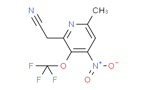 AM210229 | 1806762-51-5 | 6-Methyl-4-nitro-3-(trifluoromethoxy)pyridine-2-acetonitrile