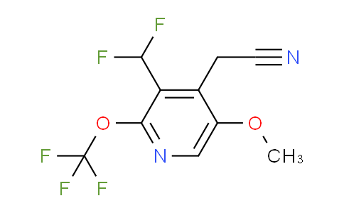 3-(Difluoromethyl)-5-methoxy-2-(trifluoromethoxy)pyridine-4-acetonitrile