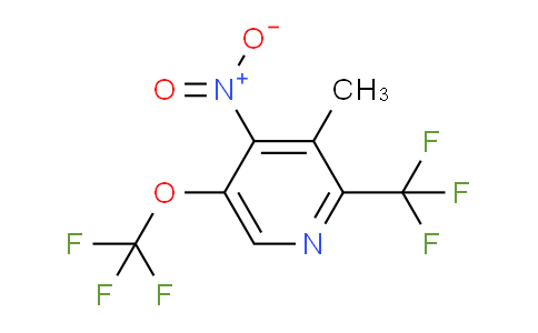 3-Methyl-4-nitro-5-(trifluoromethoxy)-2-(trifluoromethyl)pyridine