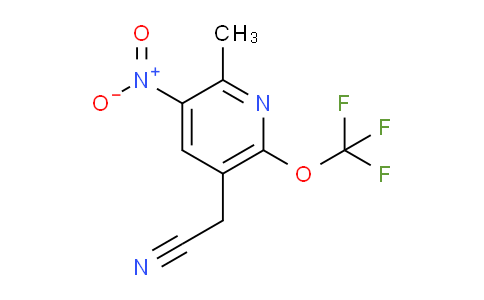 2-Methyl-3-nitro-6-(trifluoromethoxy)pyridine-5-acetonitrile