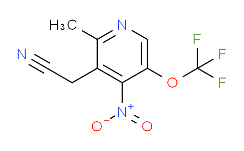 2-Methyl-4-nitro-5-(trifluoromethoxy)pyridine-3-acetonitrile