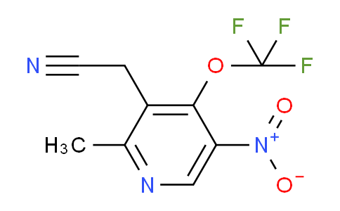 2-Methyl-5-nitro-4-(trifluoromethoxy)pyridine-3-acetonitrile