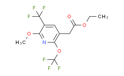 AM210245 | 1804951-24-3 | Ethyl 2-methoxy-6-(trifluoromethoxy)-3-(trifluoromethyl)pyridine-5-acetate