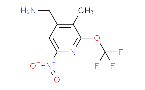 4-(Aminomethyl)-3-methyl-6-nitro-2-(trifluoromethoxy)pyridine