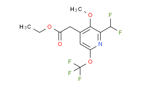 AM210252 | 1805011-12-4 | Ethyl 2-(difluoromethyl)-3-methoxy-6-(trifluoromethoxy)pyridine-4-acetate