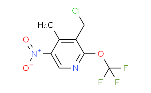 3-(Chloromethyl)-4-methyl-5-nitro-2-(trifluoromethoxy)pyridine