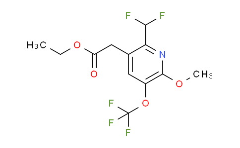 AM210255 | 1806159-88-5 | Ethyl 2-(difluoromethyl)-6-methoxy-5-(trifluoromethoxy)pyridine-3-acetate