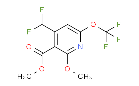 Methyl 4-(difluoromethyl)-2-methoxy-6-(trifluoromethoxy)pyridine-3-carboxylate