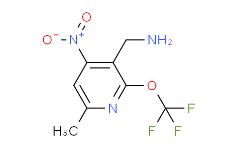 3-(Aminomethyl)-6-methyl-4-nitro-2-(trifluoromethoxy)pyridine