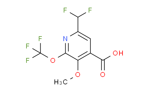 AM210266 | 1806747-59-0 | 6-(Difluoromethyl)-3-methoxy-2-(trifluoromethoxy)pyridine-4-carboxylic acid