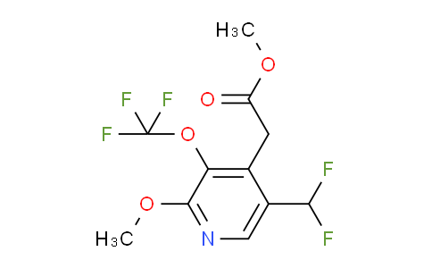AM210268 | 1806257-27-1 | Methyl 5-(difluoromethyl)-2-methoxy-3-(trifluoromethoxy)pyridine-4-acetate