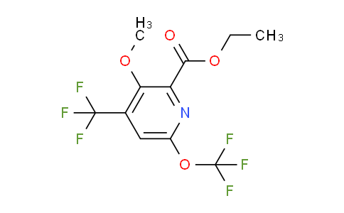 Ethyl 3-methoxy-6-(trifluoromethoxy)-4-(trifluoromethyl)pyridine-2-carboxylate