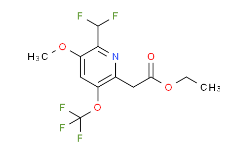 AM210271 | 1806257-50-0 | Ethyl 2-(difluoromethyl)-3-methoxy-5-(trifluoromethoxy)pyridine-6-acetate