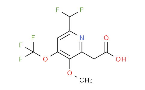 6-(Difluoromethyl)-3-methoxy-4-(trifluoromethoxy)pyridine-2-acetic acid