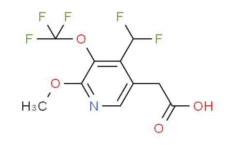 AM210283 | 1806022-55-8 | 4-(Difluoromethyl)-2-methoxy-3-(trifluoromethoxy)pyridine-5-acetic acid