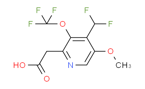 AM210284 | 1806022-73-0 | 4-(Difluoromethyl)-5-methoxy-3-(trifluoromethoxy)pyridine-2-acetic acid