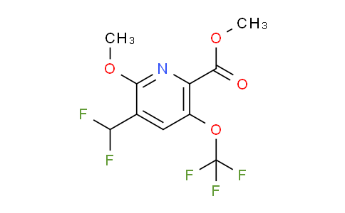 Methyl 3-(difluoromethyl)-2-methoxy-5-(trifluoromethoxy)pyridine-6-carboxylate