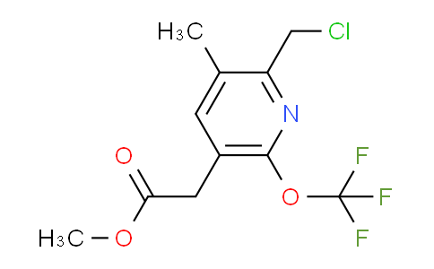 AM21029 | 1361922-43-1 | Methyl 2-(chloromethyl)-3-methyl-6-(trifluoromethoxy)pyridine-5-acetate