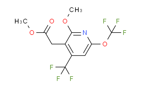 Methyl 2-methoxy-6-(trifluoromethoxy)-4-(trifluoromethyl)pyridine-3-acetate