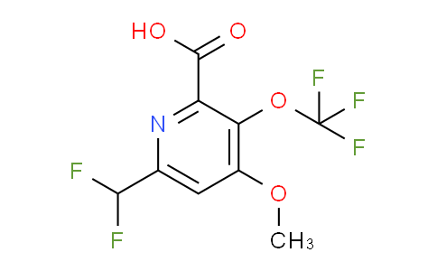 6-(Difluoromethyl)-4-methoxy-3-(trifluoromethoxy)pyridine-2-carboxylic acid