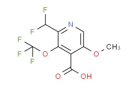 2-(Difluoromethyl)-5-methoxy-3-(trifluoromethoxy)pyridine-4-carboxylic acid