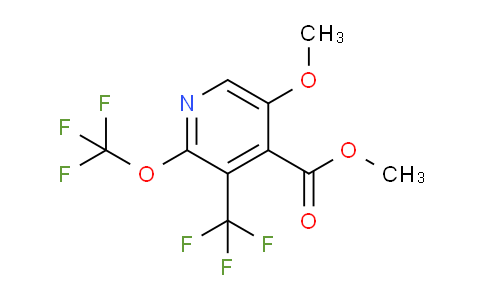 AM210296 | 1805102-09-3 | Methyl 5-methoxy-2-(trifluoromethoxy)-3-(trifluoromethyl)pyridine-4-carboxylate