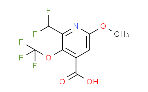 AM210297 | 1804683-79-1 | 2-(Difluoromethyl)-6-methoxy-3-(trifluoromethoxy)pyridine-4-carboxylic acid