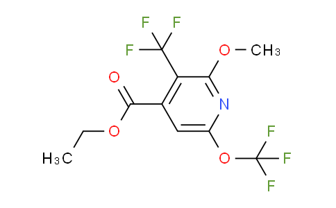 AM210303 | 1804937-67-4 | Ethyl 2-methoxy-6-(trifluoromethoxy)-3-(trifluoromethyl)pyridine-4-carboxylate