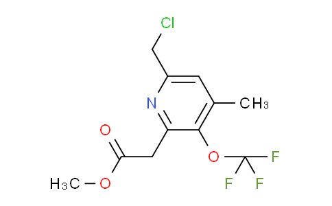 AM21031 | 1361808-60-7 | Methyl 6-(chloromethyl)-4-methyl-3-(trifluoromethoxy)pyridine-2-acetate