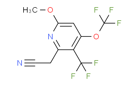 AM210315 | 1806004-43-2 | 6-Methoxy-4-(trifluoromethoxy)-3-(trifluoromethyl)pyridine-2-acetonitrile