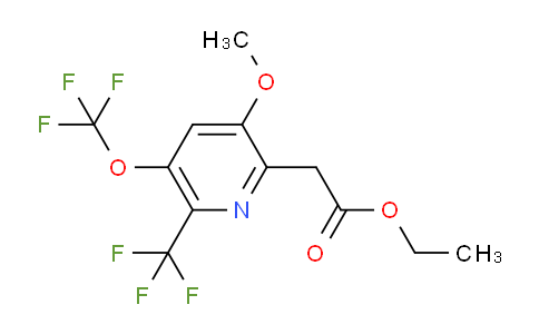 AM210319 | 1806770-46-6 | Ethyl 3-methoxy-5-(trifluoromethoxy)-6-(trifluoromethyl)pyridine-2-acetate