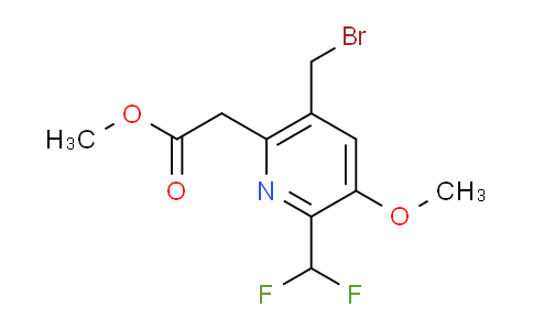 AM21032 | 1361771-87-0 | Methyl 5-(bromomethyl)-2-(difluoromethyl)-3-methoxypyridine-6-acetate