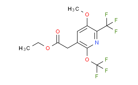AM210322 | 1806160-98-4 | Ethyl 3-methoxy-6-(trifluoromethoxy)-2-(trifluoromethyl)pyridine-5-acetate